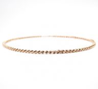 9CT ROSE GOLD FANCY LINK WATCH CHAIN NECKLACE
