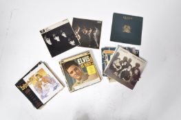MIXED COLLECTION OF APPROX 30 ROCK & POP VINYL RECORDS