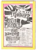 ORIGINAL SEX PISTOLS ANARCHY IN THE UK 1976 TOUR POSTER