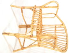 RETRO 20TH CENTURY FRANCO ALBINI STYLE 1960S BAMBOO CHAIR