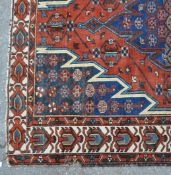 EARLY 20TH CENTURY PERSIAN ISLAMIC MAZALAGAN CARPET