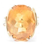 VINTAGE GOLD & CITRINE DRESS RING