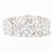 925 SILVER & CUBIC ZIRCONIA STONE SET BRACELET