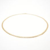 HALLMARKED 9CT GOLD CURB LINK CHAIN NECKLACE