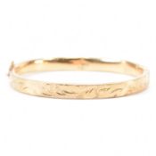 HALLMARKED 9CT GOLD BANGLE BRACELET
