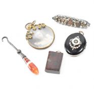 ASSORTED VICTORIAN & EDWARDIAN JEWELLERY