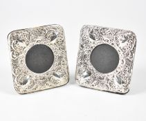 PAIR OF SILVER HALLMARKED PHOTO FRAMES