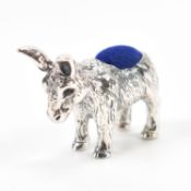 SILVER DONKEY PIN CUSHION