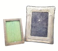 EDWARDIAN SILVER HALLMARKED PHOTO FRAME & ANOTHER