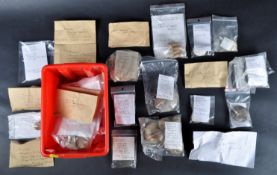 FOSSILS - LARGE COLLECTION OF AMMONITES