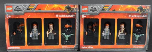 LEGO MINIFIGURES - JURASSIC WORLD - X2 FACTORY SEALED MINIFIGURE SETS
