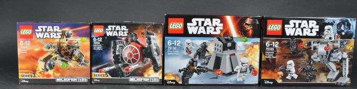 LEGO SETS - STAR WARS - X4 FACTORY SEALED LEGO SETS