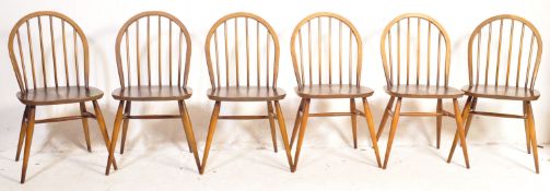 ERCOL - LUCIEN ERCOLANI - SIX RETRO CIRCA 1970S 