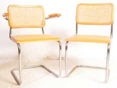 PAIR OF MID-CENTURY CHROME HABITAT STYLE CANTILEVER CHAIRS