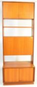 G PLAN - A RETRO VINTAGE CIRCA 1960S HIGH BOARD WALL UNIT