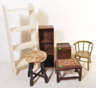 COLLECTION OF EARLY 20TH CENTURY & LATER FURNTIURE ITEMS