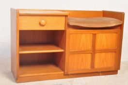 RETRO VINTAGE MID 20TH CENTURY TEAK WOOD TELEPHONE TABLE