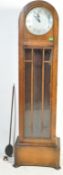 VINTAGE 20TH CENTURY OAK GRANDFATHER CLOCK