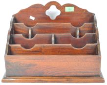 GEORGIAN MAHOGANY DESK TIDY