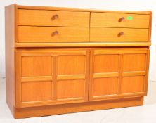 NATHAN FURNITURE - MID CENTURY TEAK FOUR DRAWER CABINET