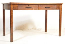 MID 20TH CENTURY OAK SCHOOL DESK