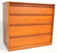 AUSTIN SUITE - MID CENTURY TEAK WOOD CHEST OF DRAWERS