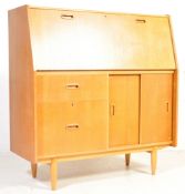 BUROLITE GOLDEN OAK BUREAU DESK