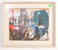 MAILE - ROSS RIVER - 1967 GOUACHE PAINTING