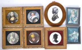 COLLECTION OF REGENCY REVIVAL SILHOUETTES AND CAMEOS