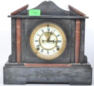 19TH CENTURY AMERICAN ANSONIA SLATE MANTEL CLOCK