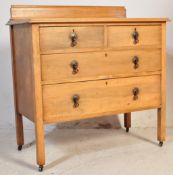 19TH CENTURY MAHOGANY CHEST OF DRAWERS ON LEGS