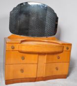 AN ART DECO CIRCA 1930S MAPLE BIRDS EYE DRESSING TABLE