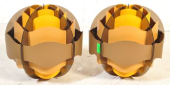 PAIR OF RETRO VINTAGE 20TH CENTURY LIGHT SHADES