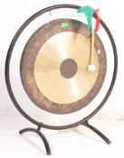 20TH CENTURY FLOOR STANDING CEREMONIAL GONG