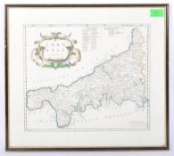 ROBERT MORDEN (1650-1703) - A MAP OF CORNWALL