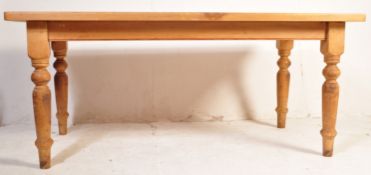 RETRO VINTAGE PINE WOOD KITCHEN DINING TABLE