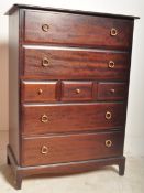 VINTAGE 20TH CENTURY STAG MINSTREL TALLBOY CHEST OF DRAWERS