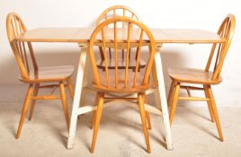 ERCOL - RETRO VINTAGE TEAK WOOD DINING SUITE