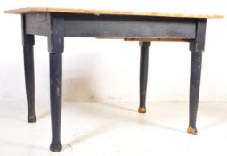 MID CENTURY VINTAGE PINE DINING TABLE