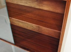 BEAVER & TOPLEY - MID CENTURY TEAK GLAZED BOOKCASE