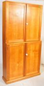 VINTAGE MID CENTURY PINE LINEN CUPBOARD