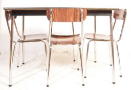 RETRO VINTAGE CIRCA 1970S BELGIAN TAVO DINING TABLE & CHAIRS