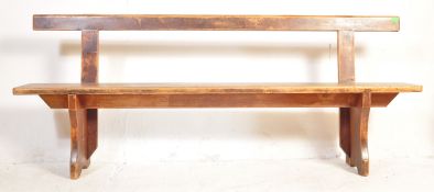 VINTAGE 20TH CENTURY PINE FARMHOUSE STYLE BENCH