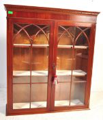 20TH CENTURY REGENCY REVIVAL MAHOGANY BOOKCASE
