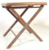 VINTAGE 20TH CENTURY OAK FOLDING TABLE