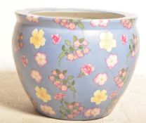 LARGE VINTAGE 20TH CENTURY CHINESE ORIENTAL CERAMIC JARDINIERE