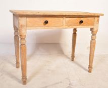 VINTAGE 20TH CENTURY PINE WRITING OCCASIONAL TABLE