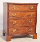 20TH CENTURY GEORGE I REPRO BACHELORS CHEST OF DRAWERS