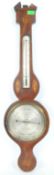 19TH CENTURY GEORGE III SILVA INLAID BANJO BAROMETER