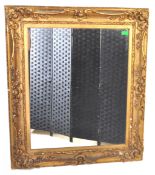 VICTORIAN GILT GESSO FRAME MIRROR